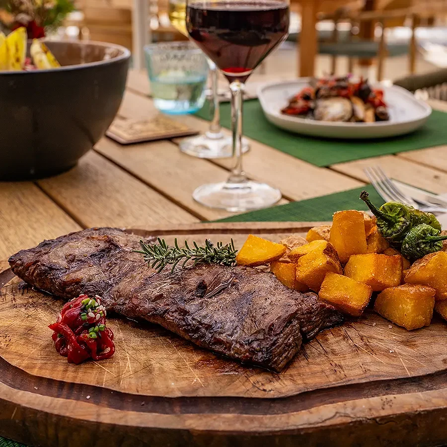 Skirt steak from Iberian beef